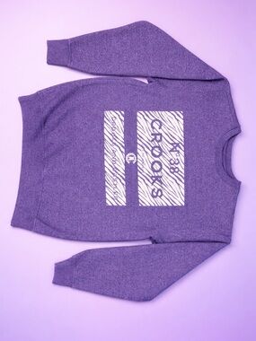 Vintage Y2K Crooks & Castles Purple Logo Sweatshirt